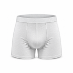 FABO Men's Cotton Classic Trunk - MG002 white