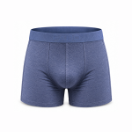 FABO Men's Cotton Classic Trunk - MG002 Blue Melange