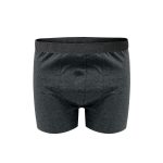 FABO Men's Cotton Classic Trunk - MG002 Dark Grey Melange
